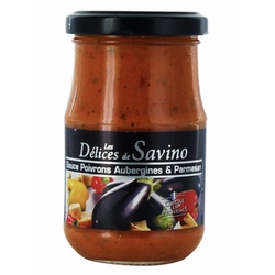 Les Délices de Savino Sauce Poivrons Aubergines & Parmesan