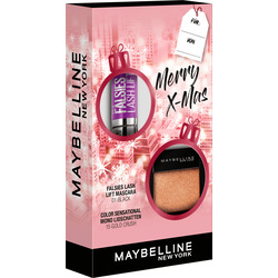 Maybelline New York Geschenkset Mascara Falsies Lash Lift Black + Gratis Lidschatten Color Sensational Mono 15