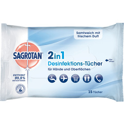 Sagrotan Desinfektions-Tücher 2in1
