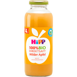 Hipp Saft 100% Bio Direktsaft Milder Apfel nach dem 4. Monat