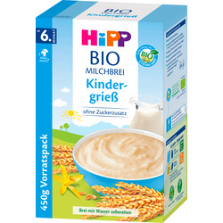 Hipp Milchbrei Bio Kindergrieß ab 6.Monat