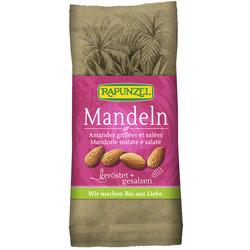Rapunzel Bio Mandeln geröstet, gesalzen Beutel 60 g