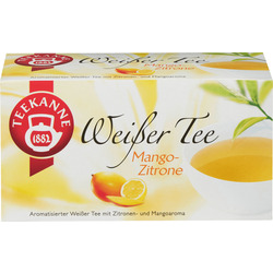 Teekanne Weißer Tee, Mango & Zitrone (20 x 1,25 g)