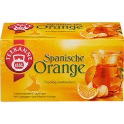 Teekanne Früchte-Tee, spanische Orange (20 x 2,5 g)
