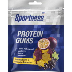 Sportness Protein Gums, Maracuja & Johannisbeere-Geschmack