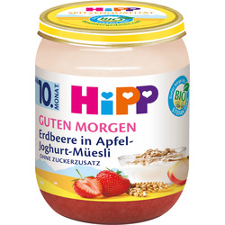 Hipp Guten Morgen Erdbeere in Apfel-Joghurt Müsli ab 10. Monat