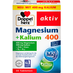 Doppelherz Magnesium 400 + Kalium 30 St.