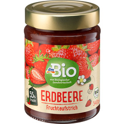 dmBio Fruchtaufstrich Erdbeer 55%, 340 g