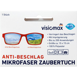 VISIOMAX Anti-Beschlag Mikrofaser Zaubertuch
