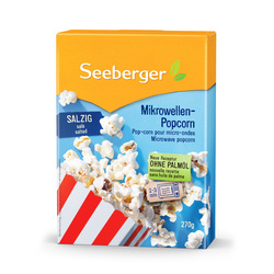 Seeberger Mikrowellen Popcorn, Salzig