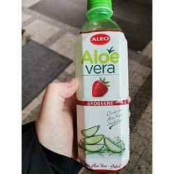 Aleo Aloe Vera Drink Mit Frucht-Stückchen Erdbeere