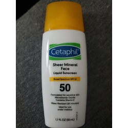 Cetaphil Sheer Mineral Face SPF 50 Liquid Sunscreen
