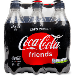 Coca-Cola Zero 6x450ml