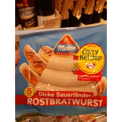 Rostbratwurst Curry Ketchup Dicke Sauerländer