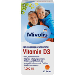 Mivolis Vitamin D3, Perlen 60 St.
