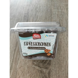 Espressobohnen in Zartbitterschokolade