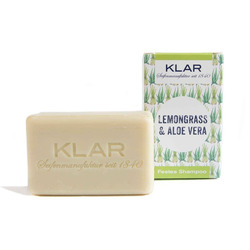 Klar, Festes Shampoo Lemongrass & Aloe Vera für fettiges Haar