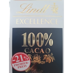 100% cacao Lindt Excellence
