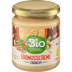 dmBio Erdnuss-Creme crunchy