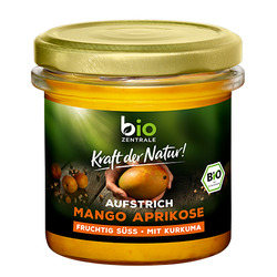 biozentrale Aufstrich Mango Aprikose