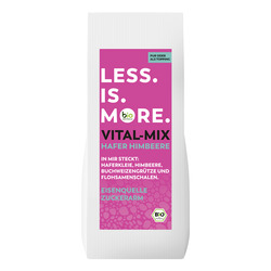 Less. Is. More.  Vital-Mix Hafer Himbeere