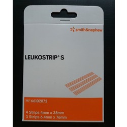 Leukostrip S - 4 Strips 4mm×38mm, 3 Strips 6.4mm×76mm