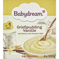 Babydream Grießpudding Vanille