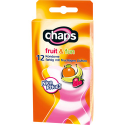 Chaps Kondome fruit & fun, Breite 52mm