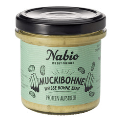 Nabio Muckibohne weiße Bohne Senf