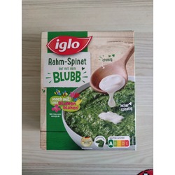 Iglo - Rahm-Spinat - portionierbar Inhaltsstoffe & Erfahrungen