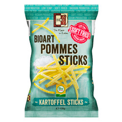 BioArt Soft-Fried Bio Pommes Sticks mit Meersalz 100g