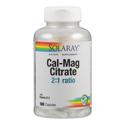 Supplementa Solaray Cal-Mag Citrat + D3 Kapseln