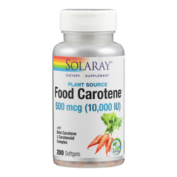 Supplementa Solaray Food-Carotene 500 µg Beta-Carotin Kapseln