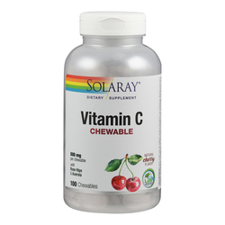 Supplementa Solaray Vitamin C 500 mg Kirsche Kautabletten mit Kirsch-Geschmack