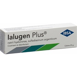 Ialugen Plus natrii hyaluronas, sulfadiazinum argenticum (Creme 25 g)
