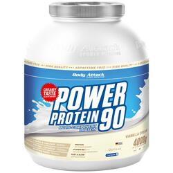 Body Attack Power Protein 90 Vanilla Cream Pulver, 4000 g