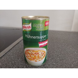 Knorr Meister Kessel Hühnersuppe mit Eiermuscheln
