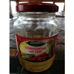 Cornichons mit Chili
