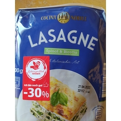 Lasagne (Spinat & Ricotta) 