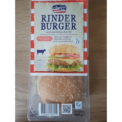 Rinder Burger nach amerikanischer Art