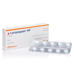 Lorazepam HF 2.5 mg