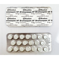 Tabletten Bromazepam Hemofarm 6 mg