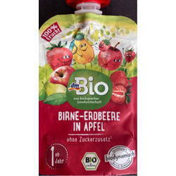 DM Bio Birne-Erdbeere in 