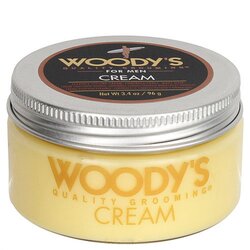 Woody's For Men Cream, flexible styling cream, controls curly, wavy hair