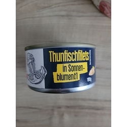 Thunfisch Filets in Sonnenblumenöl
