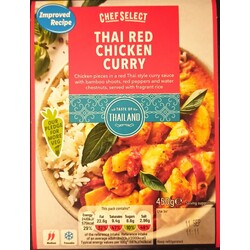 Chef Select Thai Red & Chicken Erfahrungen Curry Inhaltsstoffe