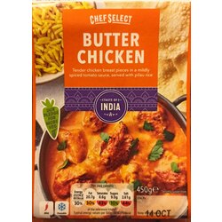 Chef Select Butter Chicken Inhaltsstoffe & Erfahrungen