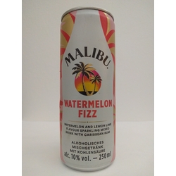 Malibu - Watermelon: Fizz, Alkoholisches Mischgetränk mit Kohlensäure