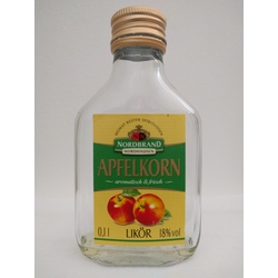 Nordbrand Nordhausen - Apfelkorn: Likör, 0,1 l, 18% vol, aromatisch & frisch