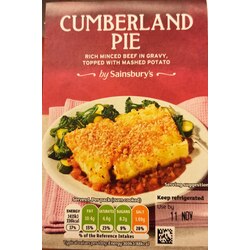 Sainsbury's Cumberland Pie